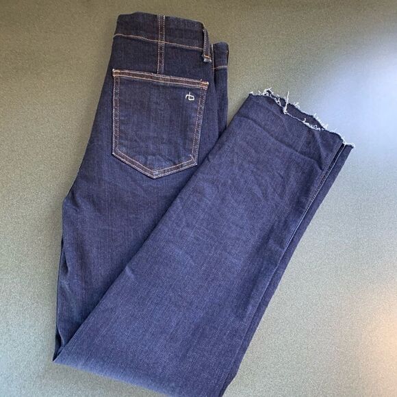 Rag & bone Nina high rise cigarette 24 vgc frayed - Picture 14 of 15